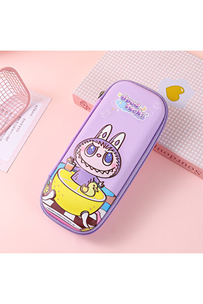 OEM Labubu 3D pencil case with cute design