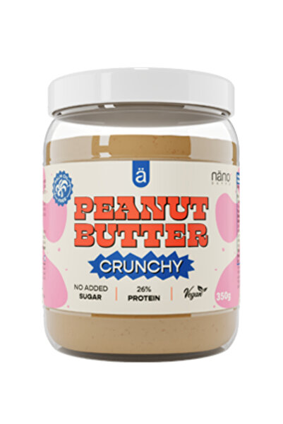 Nano Supps نانو بروتين زبدة فول سوداني كرانشي 350جم- Nano Protein Peanut butter Crunchy