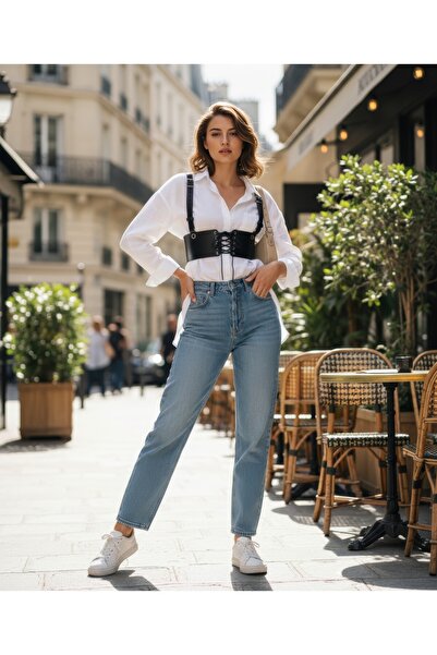 Angels Passion Accesoriu de îmbrăcăminte pentru corset cu curea neagră pentru...