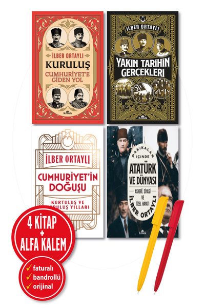 Kronik Kitap Alfa Kalem+Kuruluş+Yakın Tarihin Gerçek+Cumhuriyet’in Doğuşu+Ata...