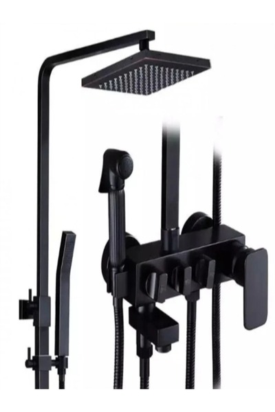 Smack 4 Function Shower Column, Black, Dnu1736, Antique