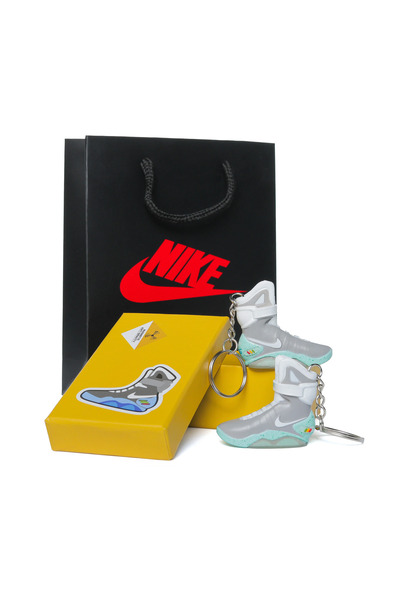 Nike MAG "Back to the Future" Keychain Set, Box and Bag