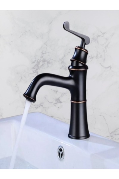 Smack Basin Mixer, Black, Dnu1746