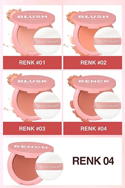 Maycheer Pro Blush Velvet Bloom Suya Dayanıklı Allık – 7g