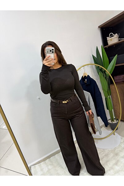 Mess Trend Tarzınla Fark Yarat Kahverengi İnce Body