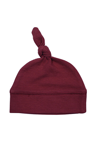 Lovedbaby Caciula bebe cu nod, 100% bumbac certificat GOTS, Corduroy Sugarplu...