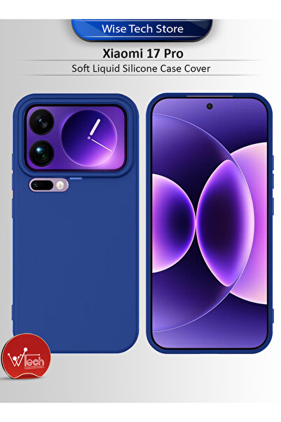 Wtech غطاء حماية ناعم من السيليكون السائل لهاتف Xiaomi 17 Pro 5G 2025