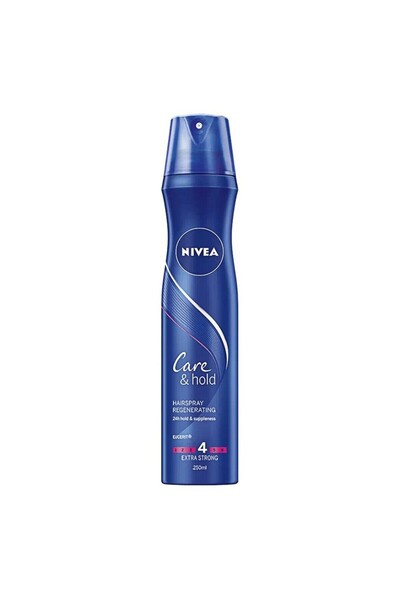 NIVEA Set of 2 x Care & Hold Styling Hairspray, 250 ml