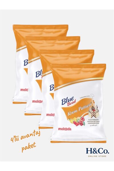 Blue Bead AVANTAJ PAKET 4LÜ TOZ KREMA - PASTACI KREMASI