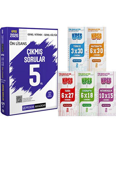Benim Hocam Yayınları 2026 KPSS Ön Lisans Video Çözümlü Çıkmış Sorular 5 Yıl ...