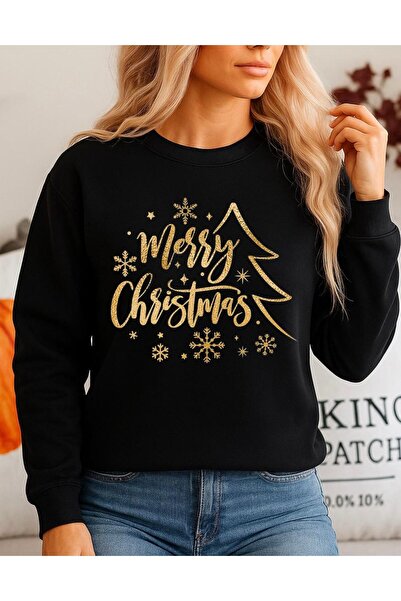 OEM Hanorac negru 100% bumbac Merry Gold