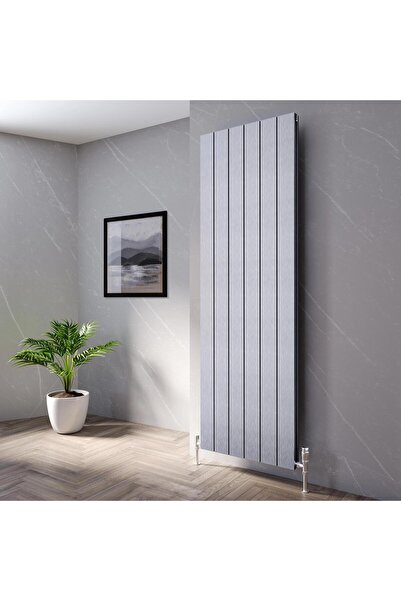 Lojimax Alüminyum Çift Panel Dikey Radyatör Kalsedon Double 1800x280mm 3 Dili...