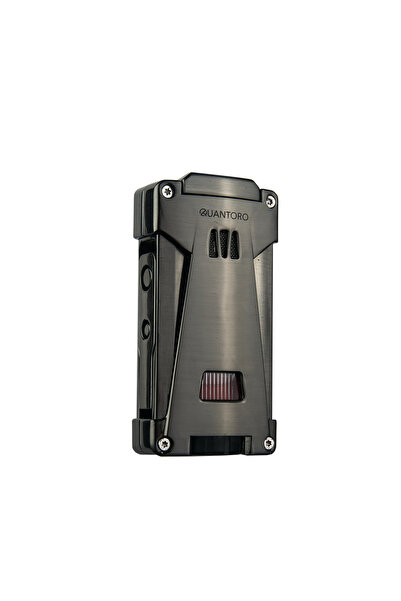 Quantoro MGM05-47 Delicili Üçlü Jet Alev Gunmetal Çakmak