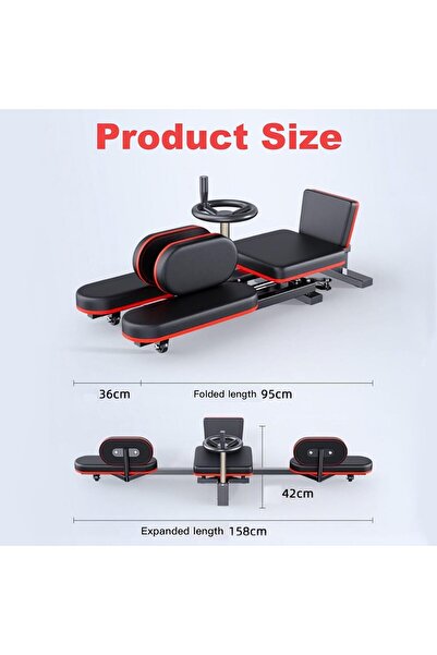 Generic HCLSHOP Leg Stretcher Split Machine 220lbs – Flexibility & Training for Dance Ballet Yoga Home Gym