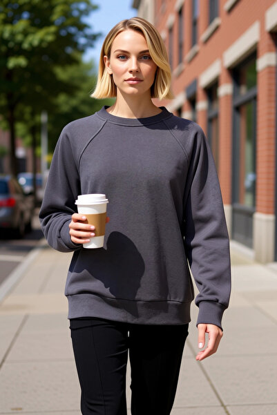 BENERLY سترة نسائية محبوكة بياقة دائرية وأكمام راجلان، تصميم مريح وعملي وجمالي