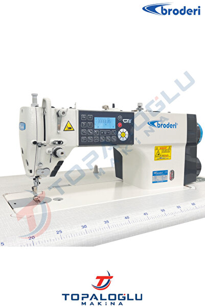 Broderi BD-GT6 Otomatik Düz Dikiş (30 cm çalışma alanı, Kapalı Kartel Çift St...