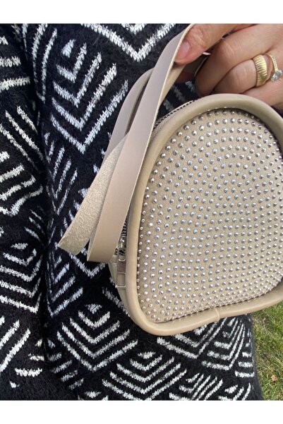 LUMIÈRE kadın Taşlı Phone Pouch Çanta