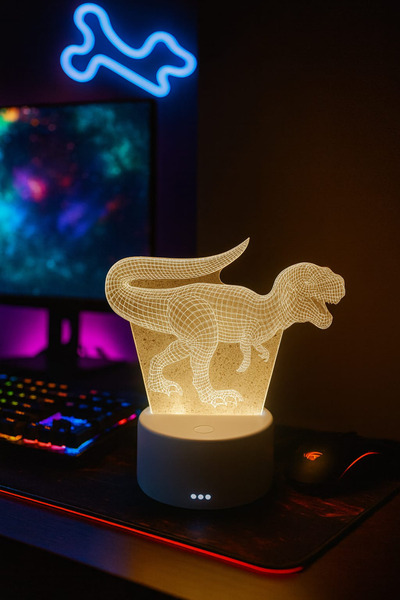 Store 3D LED Gece Dekoratif Masa Lambası