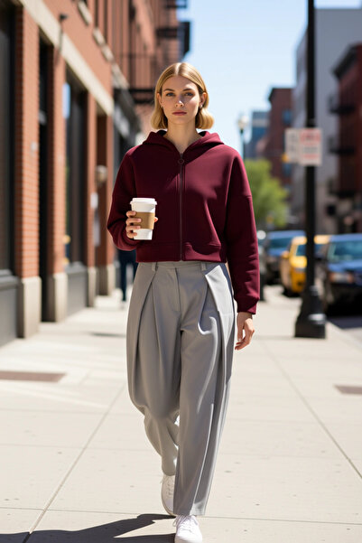 BENERLY سترة نسائية محبوكة بأكمام منخفضة مكونة من بغطاء رأس أجزاء، عملية ومتي...