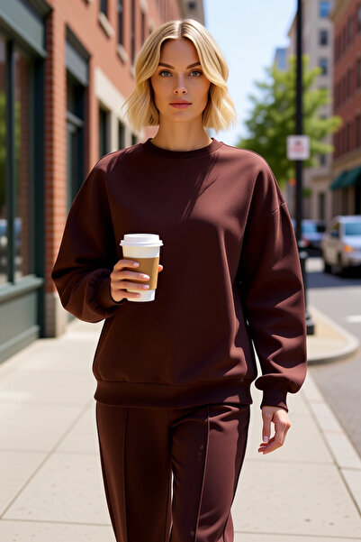 BENERLY Ženska okrugla kragna majica sa niskim rukavima Oversize kroj debela ...