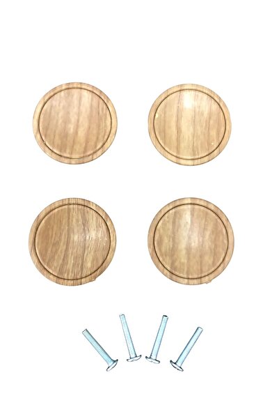 KARAKOÇ Hard Plastic, 40 mm Diameter, Cubic Coated Cabinet, Bookcase, Furnitu...