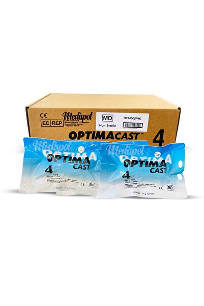 Optima 10 Pieces Cast Fiberglass Orthopaedic Casting Tape No.4 (10cm x 3.6m)