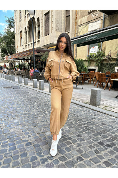 OEMN Women's 2-Piece Cotton Suit - 2-Piece Sweatshirt and Pants Set