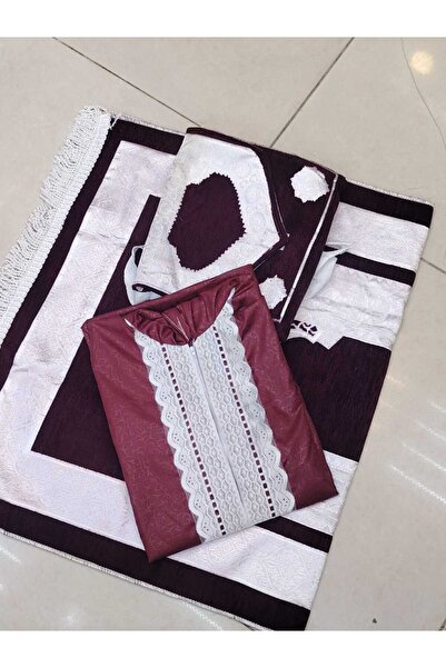 Gerenic Prayer rug and prayer sheet set with Mushaf