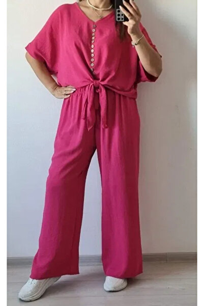 OEMN Compleu Dama Bluza si Pantalon Lung de Vara