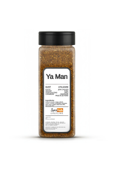 Spicehub Mix Ya Man, condiment premium pentru jerk chicken, coaste si preparate caraibiene, 500g