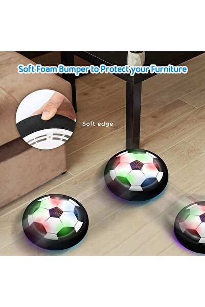 Generic LED Hover Soccer Ball Air Power Training Ball (White)