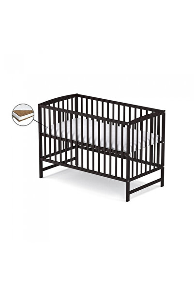 Vessanti ARES Crib without Drawer - Wenge + Coconut Mattress 10 cm