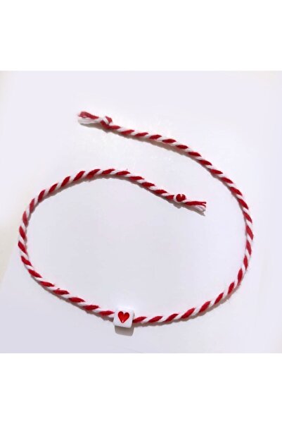 Assa Wood New Year Gift, Christmas Gift Red and White Bracelet 3 Pieces