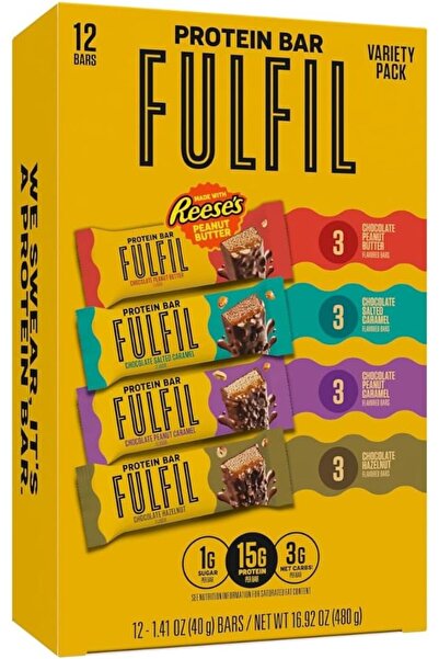 Fulfil Protein Snack Bars 12 x 40 gr Protein Bar - KANADA MENŞEİ AROMA TEYİT ALINIZ !!