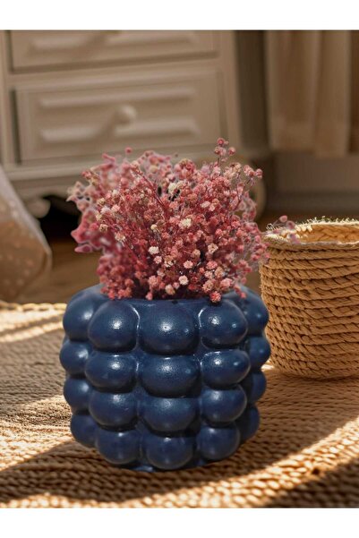 BİRGÜL HOME BUBLE VAZO POLYESTER MAZEMEDEN ÜRETİLMİŞTİR