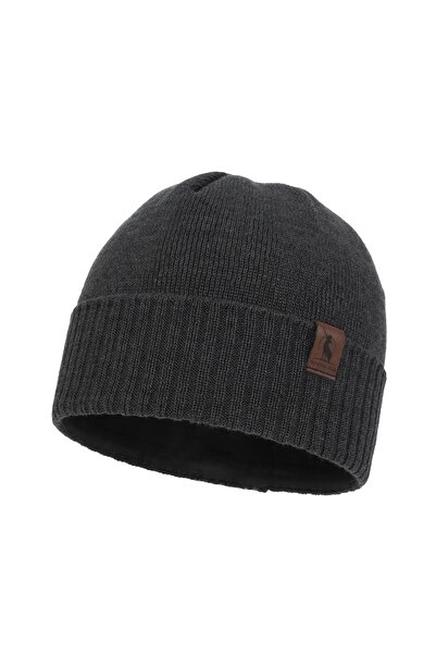 OEM Hogan Men's Winter Hat, Merino Wool, Blue Color, Size 55-60