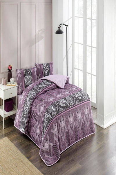 Kristal Double Quilted Duvet Cover Set Four Seasons Mosaic