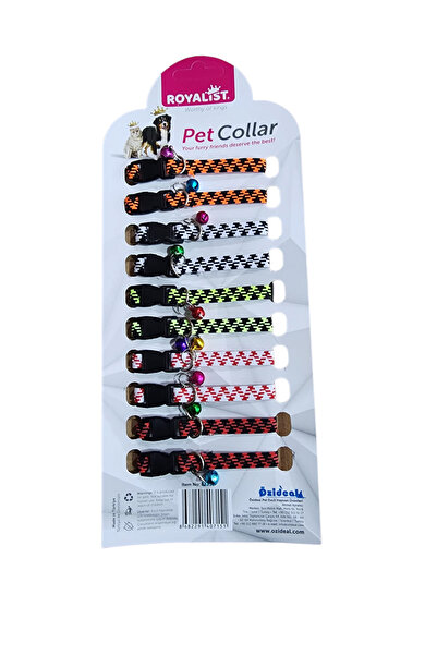 Royalist Yavru Kedi Tasması – Ayarlanabilir, Hafif, Güvenli Çıngıraklı Mini K...