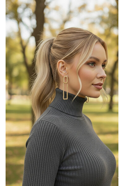 K-ODEA BUTİK Γυναικείο ελαφρύ και χειμερινό καπνιστό πλεκτό μπούτι με μακριά ...