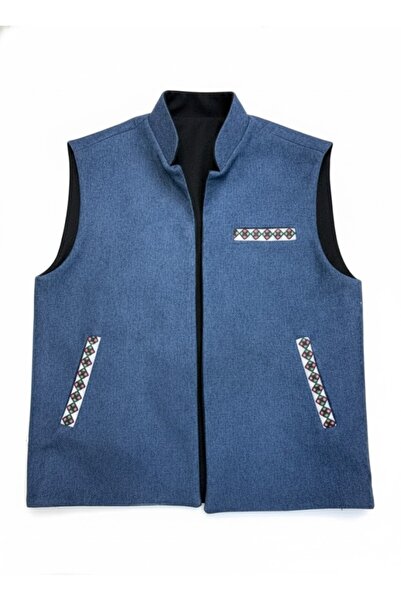 Generic Double-faced winter vest in a modern style, high-quality Saudi-made.