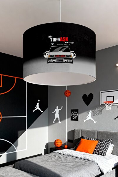 EVPANYA Tofaşk 1 Desenli Çocuk Odası Avize