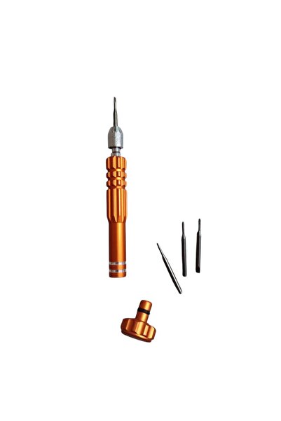 Betül Optik طقم مفك براغي صغير 5 في 1 من سبائك الألومنيوم مع مفتاح فك وتركيب للنظارات والهواتف والأجهزة اللوحية