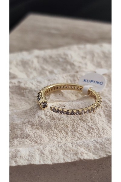 Desire Xuping Zirkon Taş Detaylı Ayarlanabilir Yüzük