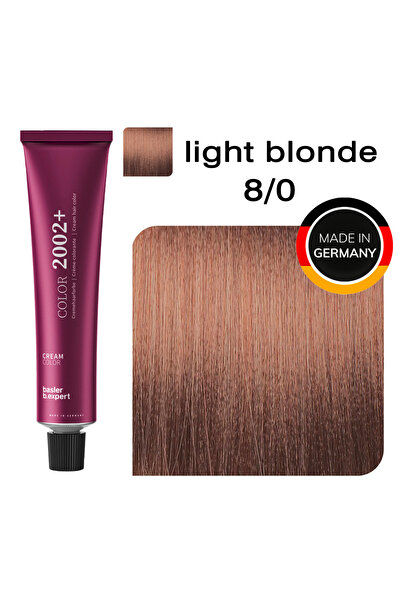 Basler Beauty Vopsea de par permanenta BASLER color 2002+ 8/0 blond deschis, ...