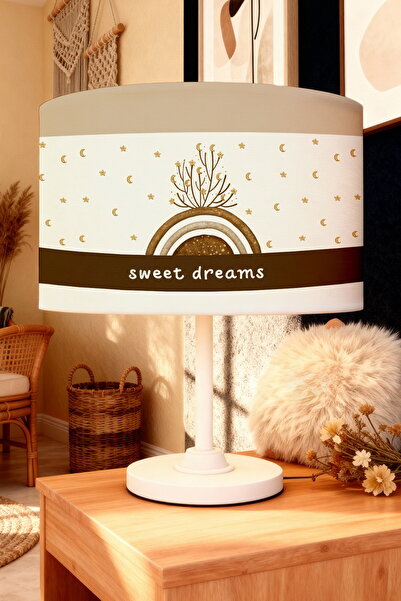EVPANYA Moon and Star Tree Patterned Children's Room Lampshade
