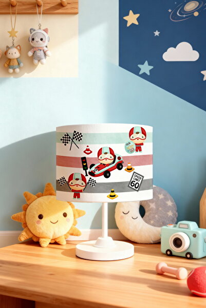 EVPANYA عاكس الضوء لغرفة الأطفال رقم 12 بنمط Little Racer