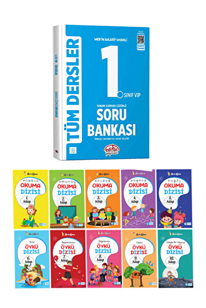 Editör Yayınevi 1. Sınıf Tüm Dersler Soru Bankası+Okuma Dizisi Seti