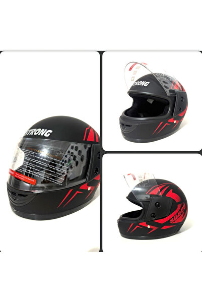 Strongwell Cască modulară pentru motocicletă - Graffiti alb/negru