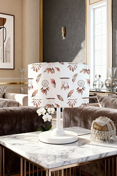 EVPANYA عاكس الضوء لغرفة الأطفال بنمط صائد الأحلام باللون البني