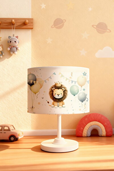 EVPANYA عاكس الضوء لغرفة الأطفال بنمط الأسد الملك اللطيف